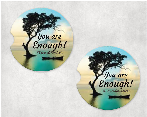 Expired Mindsets Cover Car Coaster