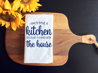 Kitchen came with the house Tea Towel