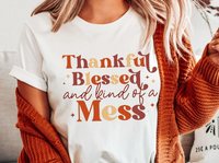 Thankful Blessed Mess