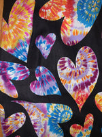 Plastic Bag Holder- Tie-dye hearts